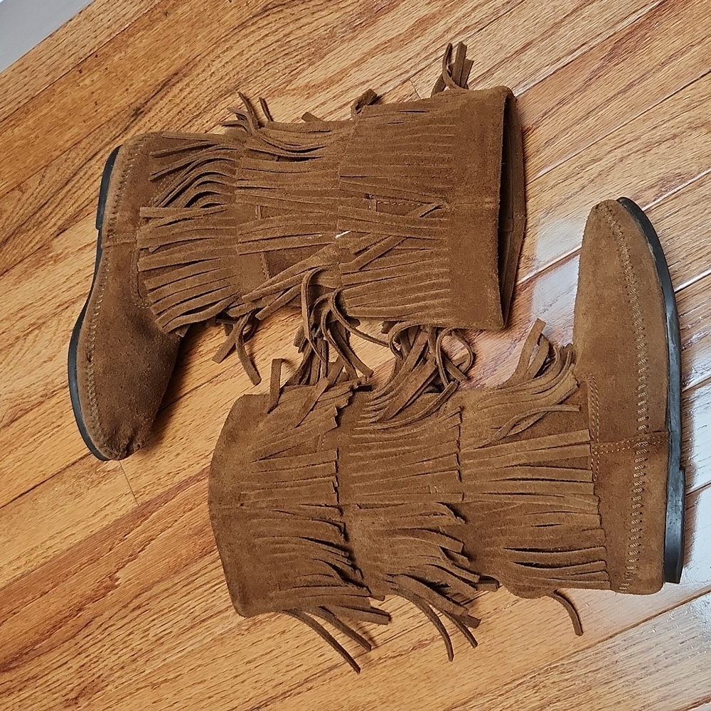 Minnetonka 3-Layer Fringe Boots - image 6